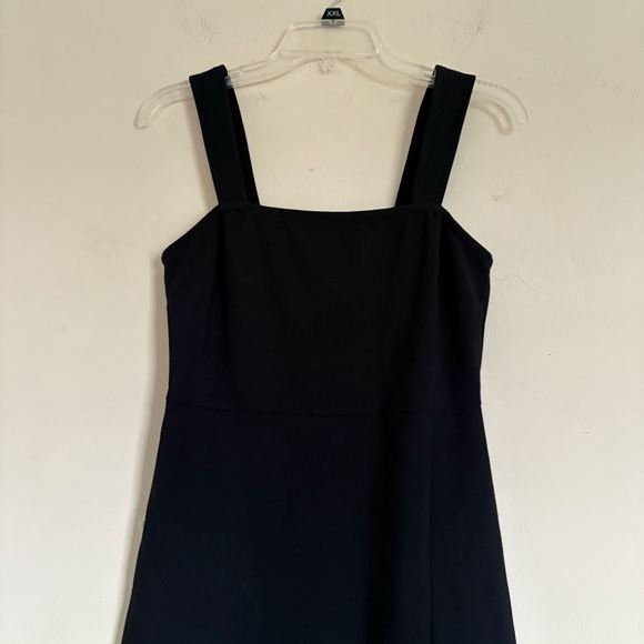 Women's Chelsea28 Black Square Neck Midi Dress XS - Picture 6 of 14